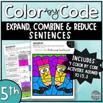 Preview of Expanding, Reducing, and Combining Sentences Activities