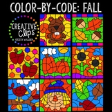 Color by Code: Fall Clipart Bundle {Creative Clips Clipart}