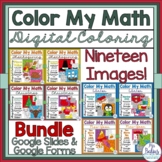 Color by Code Math Activities Bundle Google Forms™ and Sli