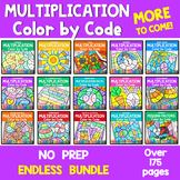 Color by Code Multiplication ENDLESS BUNDLE