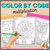 Color by Code Multiplication Practice | End of the Year Ac
