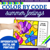 Color by Code Naming Feelings Differentiated SEL Digital a