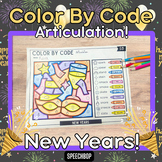 Color by Code -  New Years - Articulation