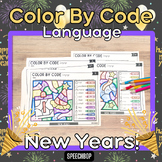 Color by Code -  New Years - Language