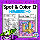 Color by Code Number Sense - Color by Numbers for 1-10