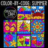 Color by Code: Summer Bundle {Creative Clips Clipart}