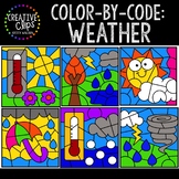 Color by Code: Weather Clipart {Creative Clips Clipart}