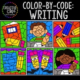 Color by Code: Writing Clipart {Creative Clips Clipart}