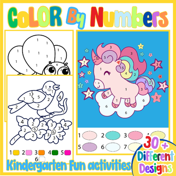 Preview of Color by Code Zoo Animals Color by Number | Christmas Coloring Pages end of year