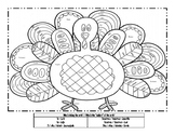 Color by Conjugation -AR Verbs Spanish Thanksgiving Turkey