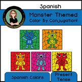 Spanish Color by Conjugation 5 Color By Verb Present Tense