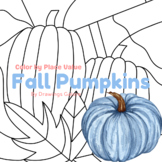 Color by Decimal Place Value - Pumpkins