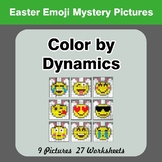 Color by Dynamics - Music Mystery Pictures - Easter Emoji
