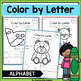 Alphabet Color by Letter by Andrea Marchildon | Teachers Pay Teachers