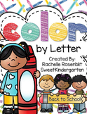 Color by Letter {Back to School Edition}