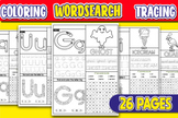 Word Search Puzzle Worksheets, Alphabet Handwriting A-Z, L