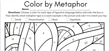 Preview of Color by Metaphor
