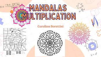 Preview of Color by Multiplication - Mandalas