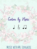 Color by Music Note - Spring! (Ta & Ti-Ti)