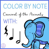Color by Note Carnival of the Animals