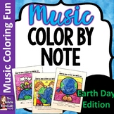 Color by Note Earth Day