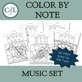 Color by Note: Music Set