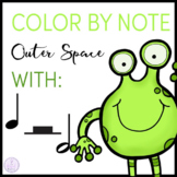 Color by Note Outer Space