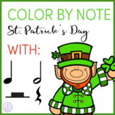 Color by Note St. Patrick's Day