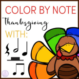 Color by Note Thanksgiving