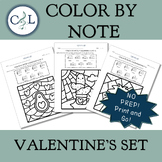 Color by Note: Valentine's Day Set
