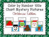 Color by Number 100 Chart Mystery Pictures: Christmas Edition