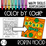 Color by Number Activities for Math - Robin Hood Second Gr