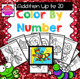 Color by Number Addition 1-20 Pack
