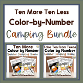 Color by Number Addition & Subtraction Within 20 Ten More 