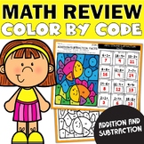 Color by Number Addition and Subtraction Facts - Fact Flue