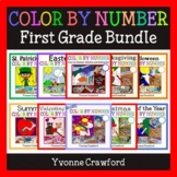 Color by Number Bundle 1st Grade | Color by Addition Subtr