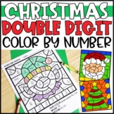 Color by Number Christmas Mystery Pictures: Double Digit A