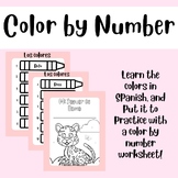 Color by Number: Colors in Spanish