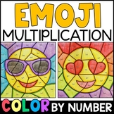 Color by Number - Emoji Multiplication Facts Practice