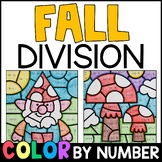 Color by Number - Fall Division Facts Practice