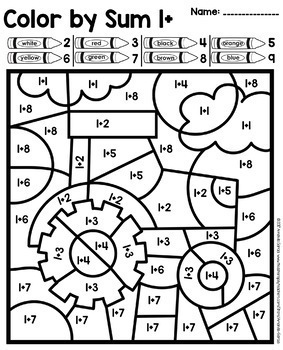 Color by Number Farm Addition Practice by Amanda Garcia | TPT