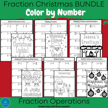 Christmas Math Color By Number Coloring Book For Kids Ages 8-12