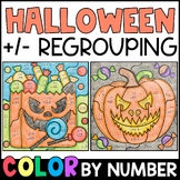 Color by Number - Halloween Addition and Subtraction with 