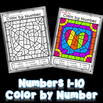 Color by Number Martin Luther King Jr. | Numbers 1-10 Worksheets