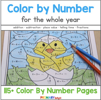 Preview of Holiday & Season Math Activities with Addition, Subtraction, Place Value & More
