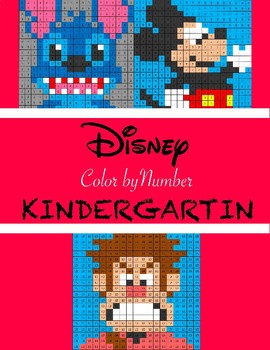 disney color by number teaching resources teachers pay teachers