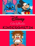 Color by Number Number Sense Kindergarten (Disney theme)