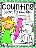 Color by Number Practice Sheets