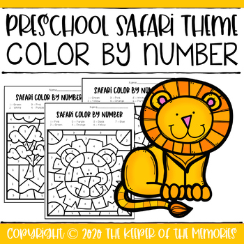safari worksheets preschool