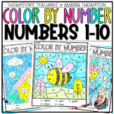 Color by Number Sheets | Numbers 1-10 Practice | Color by Code